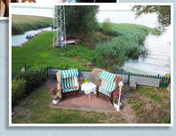 Ausblick auf Terrasse